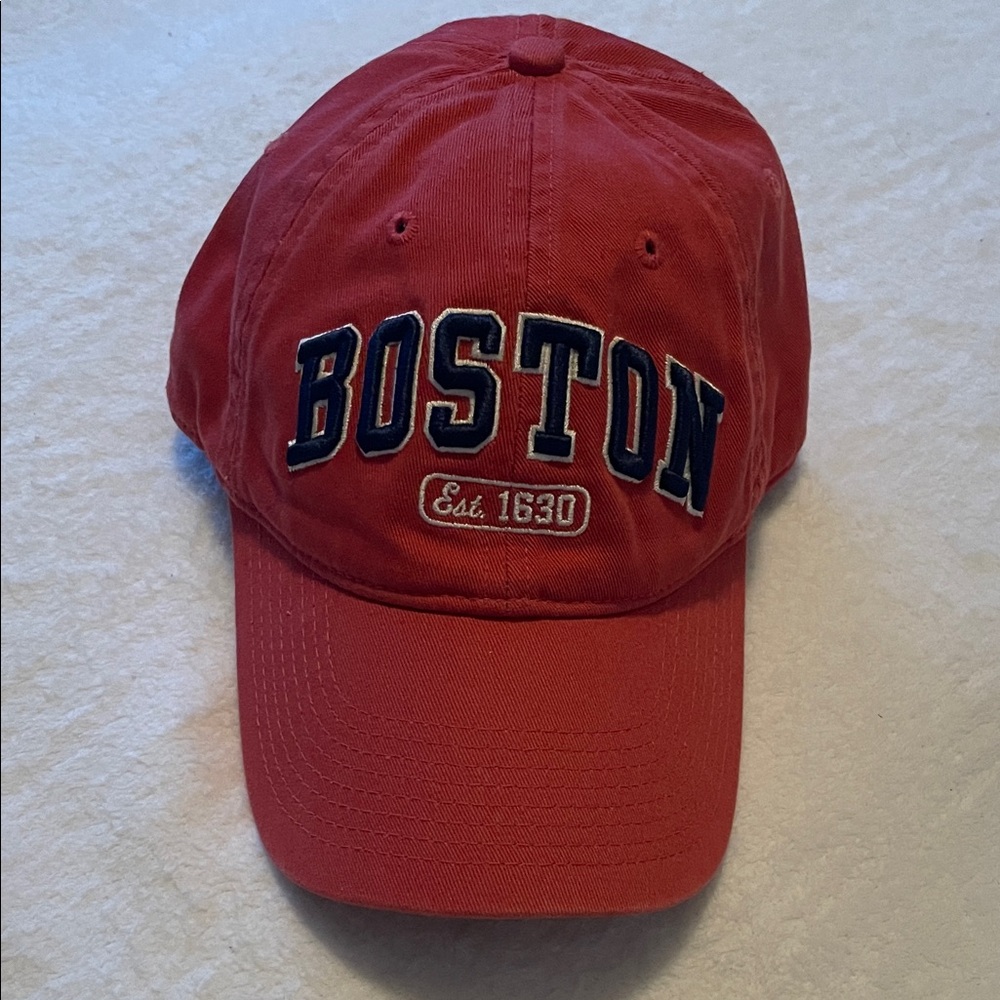Vintage Red Boston Cap
